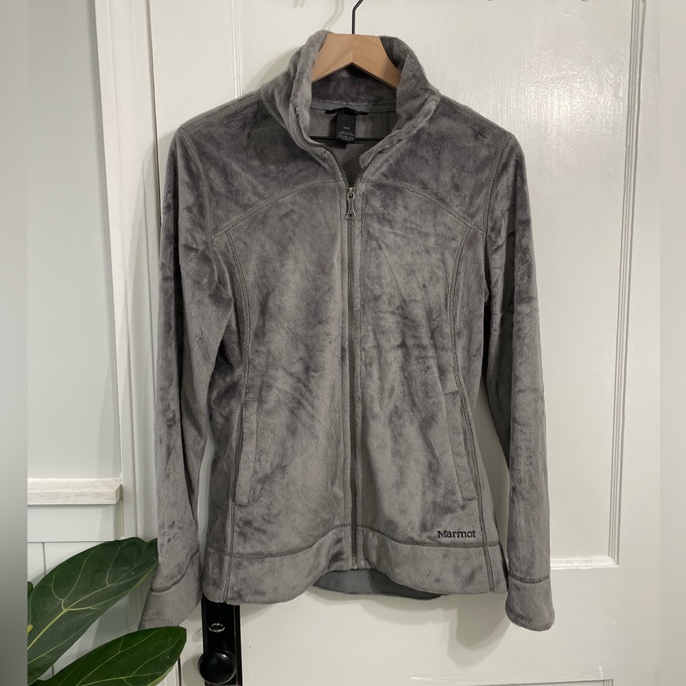 Marmot Embroidered Grey Fleece